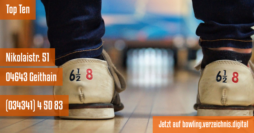 Top Ten auf bowling.verzeichnis.digital