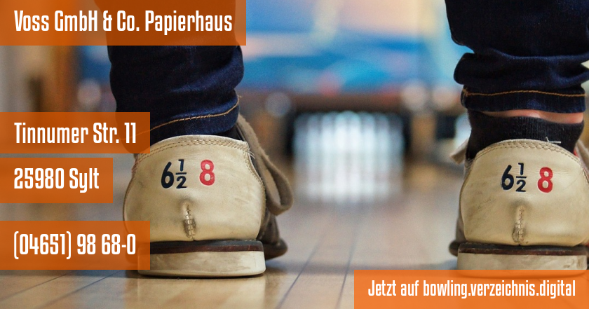 Voss GmbH & Co. Papierhaus auf bowling.verzeichnis.digital
