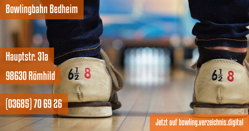 Bowlingbahn Bedheim auf bowling.verzeichnis.digital