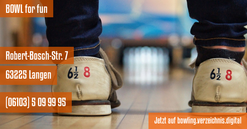 BOWL for fun auf bowling.verzeichnis.digital