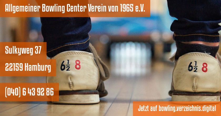 Allgemeiner Bowling Center Verein von 1965 e.V. auf bowling.verzeichnis.digital