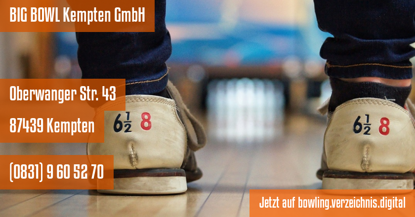 BIG BOWL Kempten GmbH auf bowling.verzeichnis.digital