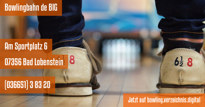 Bowlingbahn de BIG auf bowling.verzeichnis.digital