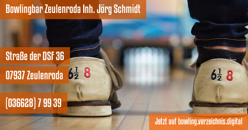 Bowlingbar Zeulenroda Inh. Jörg Schmidt auf bowling.verzeichnis.digital