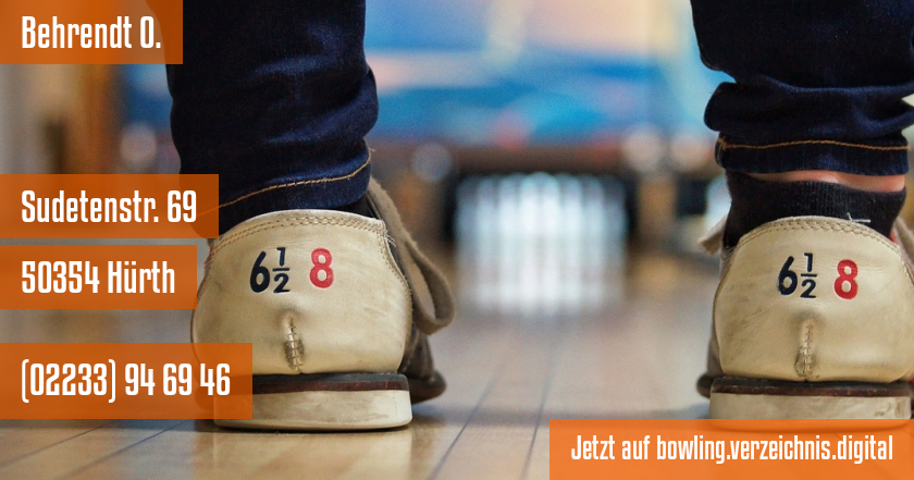 Behrendt O. auf bowling.verzeichnis.digital