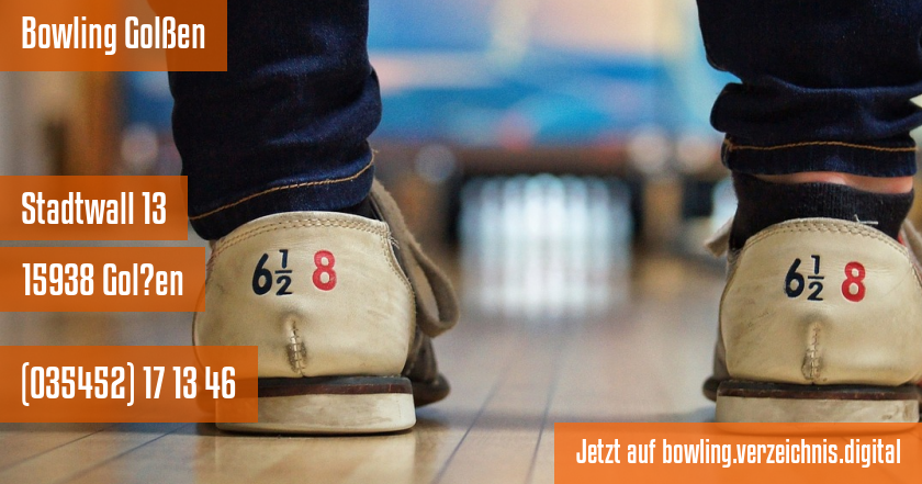 Bowling Golßen auf bowling.verzeichnis.digital