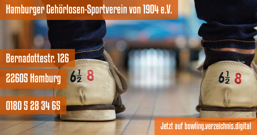 Hamburger Gehörlosen-Sportverein von 1904 e.V. auf bowling.verzeichnis.digital