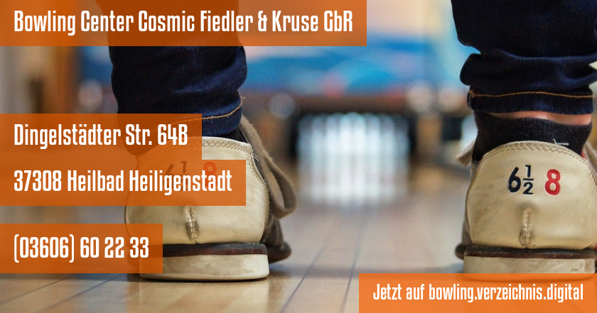Bowling Center Cosmic Fiedler & Kruse GbR auf bowling.verzeichnis.digital
