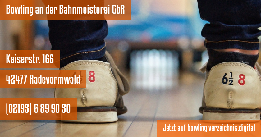 Bowling an der Bahnmeisterei GbR auf bowling.verzeichnis.digital