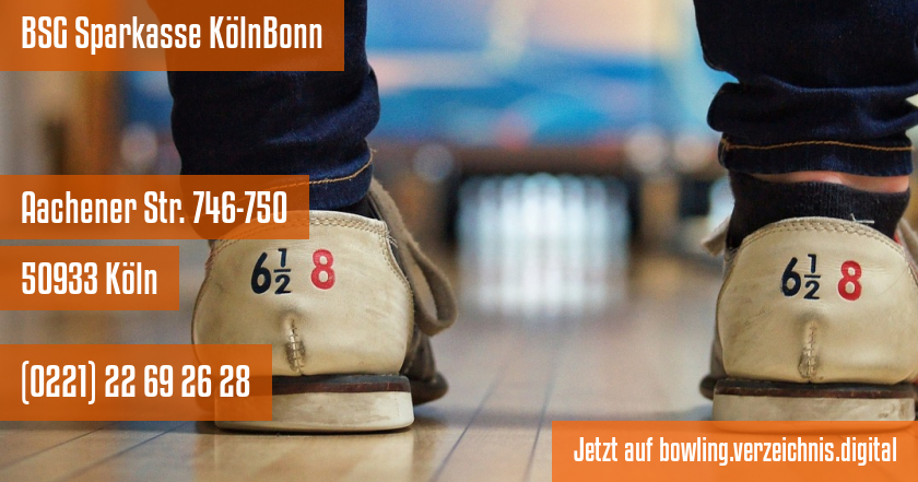 BSG Sparkasse KölnBonn auf bowling.verzeichnis.digital