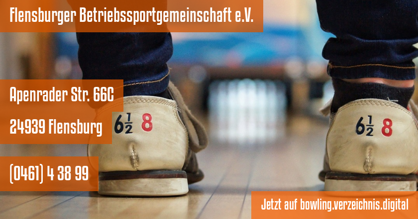 Flensburger Betriebssportgemeinschaft e.V. auf bowling.verzeichnis.digital