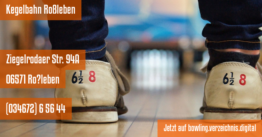 Kegelbahn Roßleben auf bowling.verzeichnis.digital